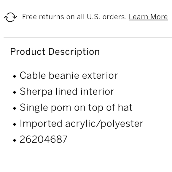 New Pink Victoria's Secret Red hat and Mitten set - Picture 5 of 5